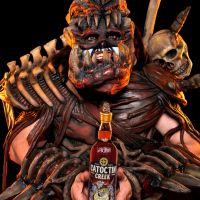 Jizmak from GWAR says, "DRINK RAGNAROK RYE!"