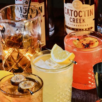 A collection of Catoctin Creek cocktails.