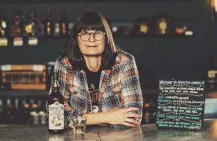 Becky Harris at Catoctin Creek with Hot Honey Rye