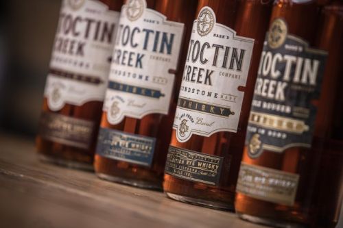 The Catoctin Creek family of rye whiskies.